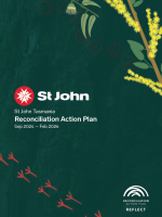 St John Reflect Reconciliation Action Plan cover page