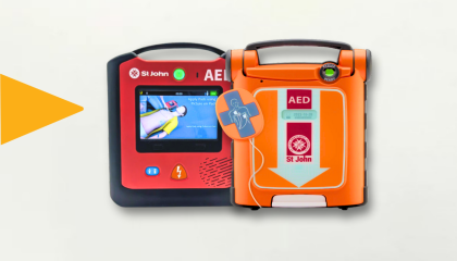 St John AED range G5 and X3
