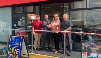 Devonport store opening with Mayor and Board Chair