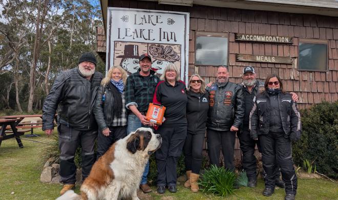 lake leake defib donation